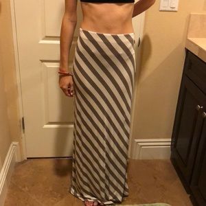 Max Studio Stripped Maxi Skirt